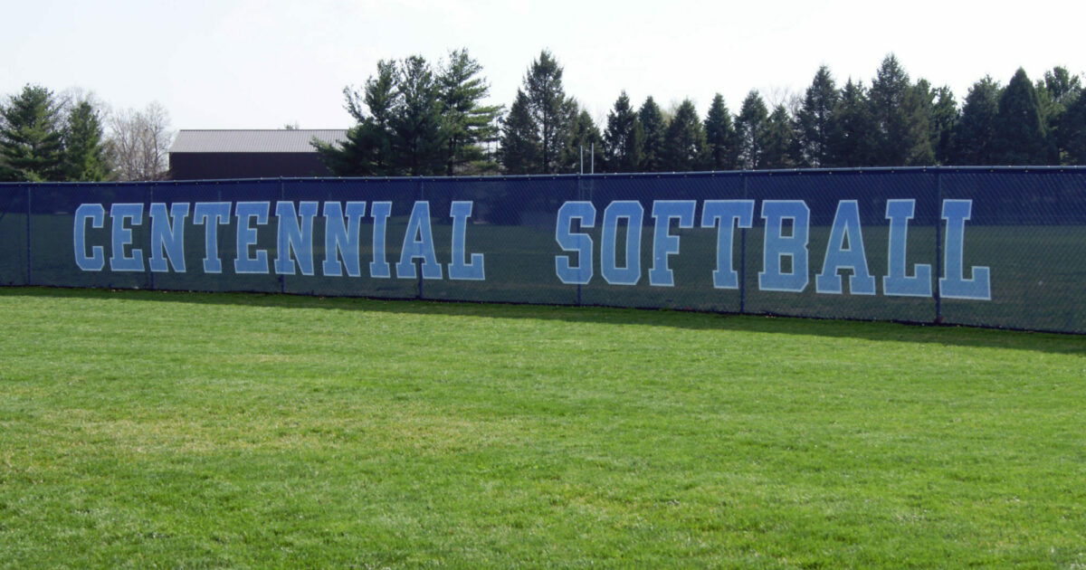 Softball Windscreens Softball Outfield Fence… CoverSports
