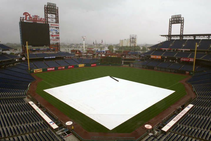 rain tarp handling in philadelphia