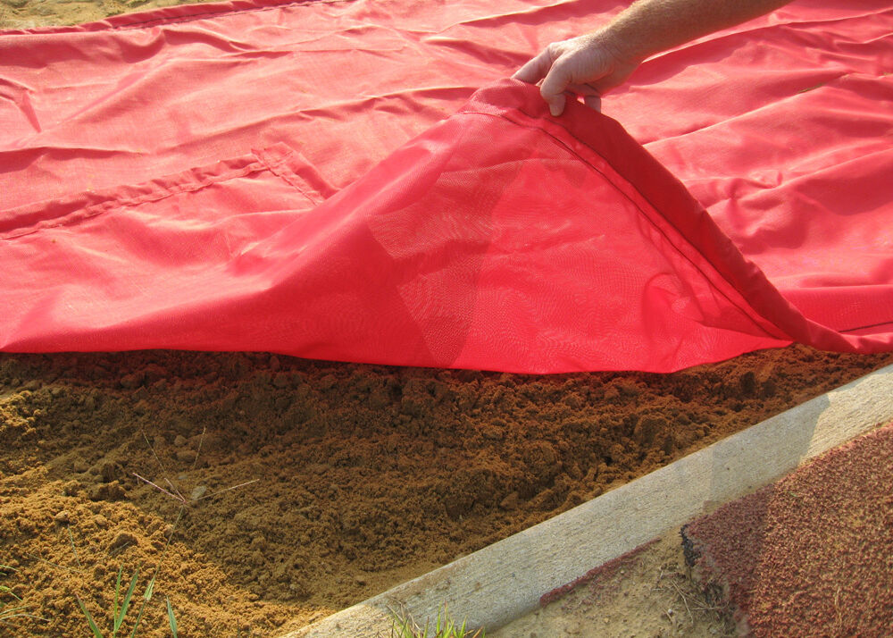 FieldSaver Weighted Long Jump Pit Covers CoverSports