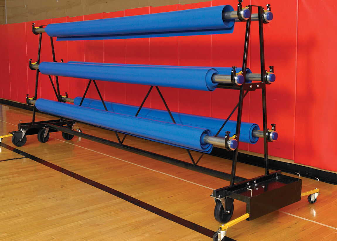 GymGuard® Gym Floor Cover Mobile Storage Rack CoverSports